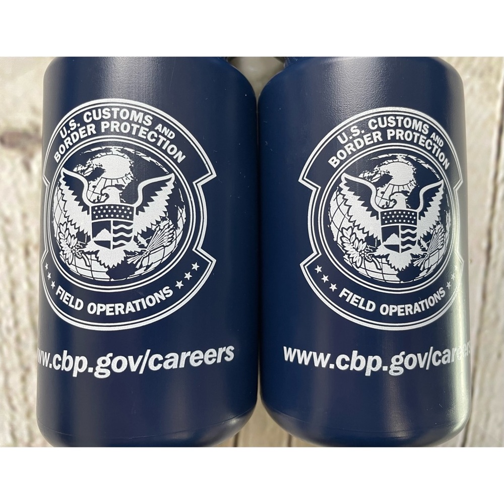Set Of Two US Customs & Border Control Water Bottles - Picture 9 of 9